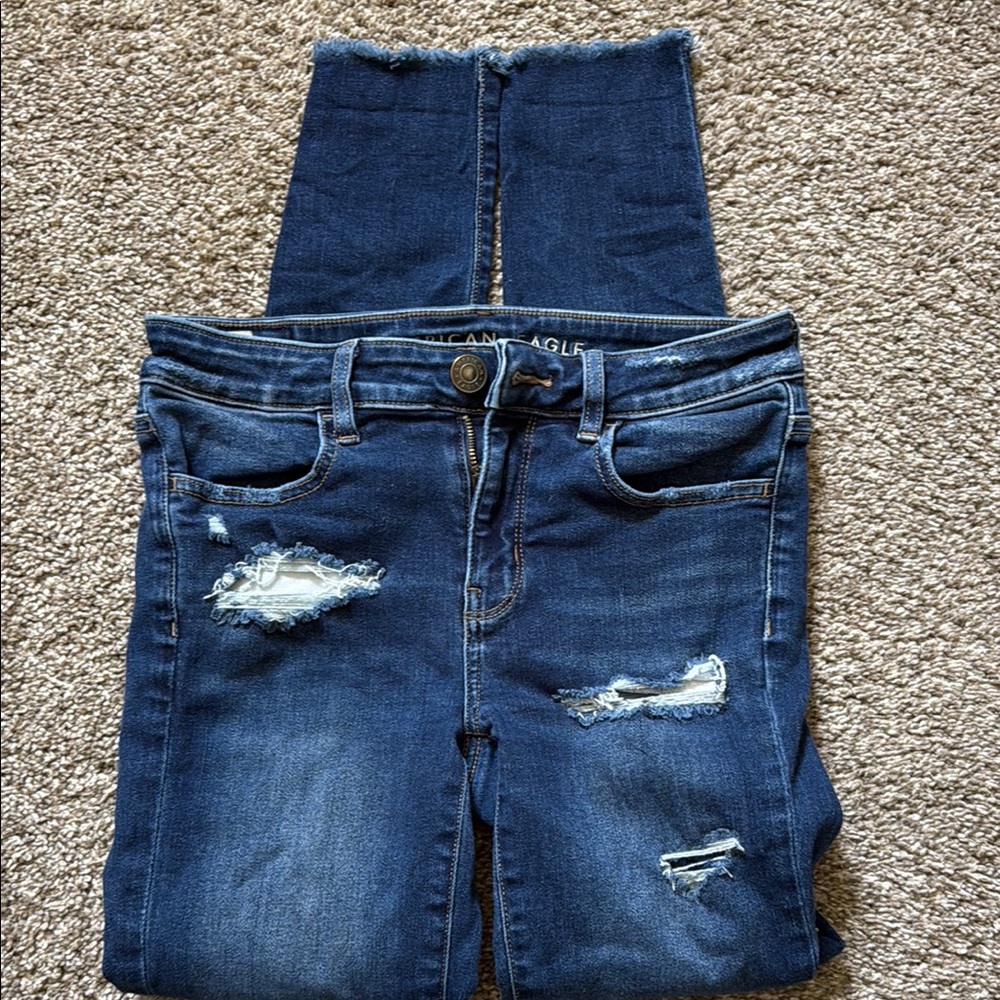 Women's Distressed Jeans